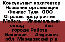 Консультант-архитектор › Название организации ­ Феникс Тула, ООО › Отрасль предприятия ­ Мебель › Минимальный оклад ­ 20 000 - Все города Работа » Вакансии   . Амурская обл.,Мазановский р-н